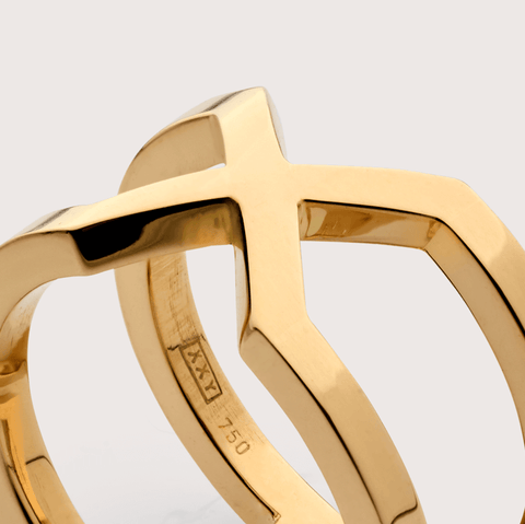 Feingold Ring CR - 18kt Gelbgold