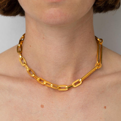 E 158 - Quarter Chain Necklace