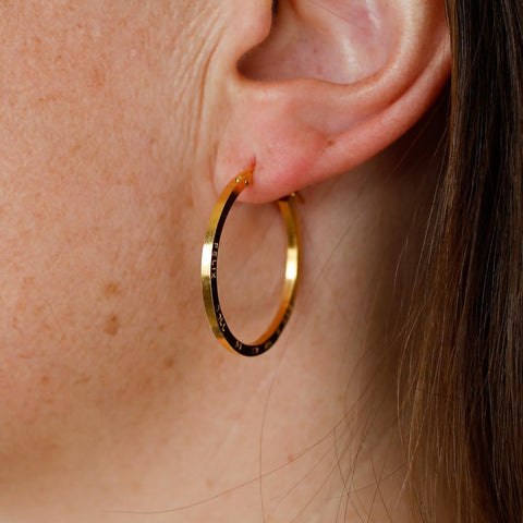 E 649 - Large Hoop Earrings
