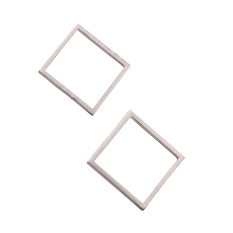 F 656 - Large Rectangle Earrings