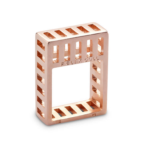 G 270 - Striped Block Ring - Made to order