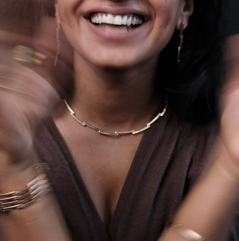 J 187 – Schmale, kinetische Halskette