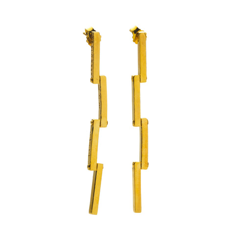 J 6101 – Schmale kinetische Ohrringe