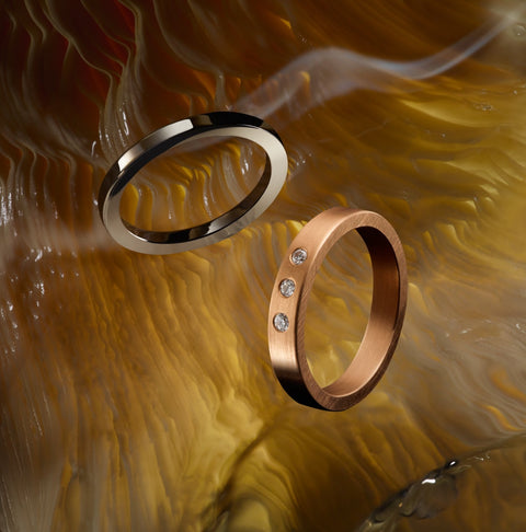 Feingold Ring B - 18kt Rotgold