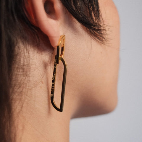 I 690 - Double Flame Earring