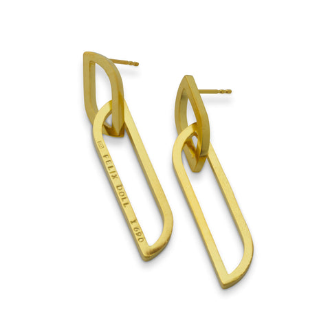 I 690 - Double Flame Earring