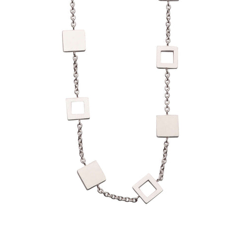 F 180 - Rectangle & Plate Necklace