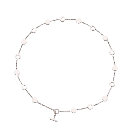 F 164 - Circle & Disc Necklace