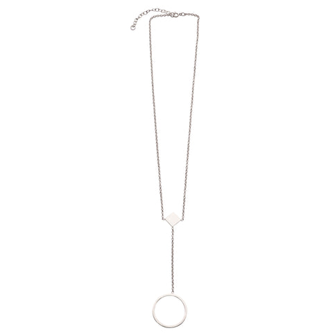 F 165 - Circle Drop Necklace